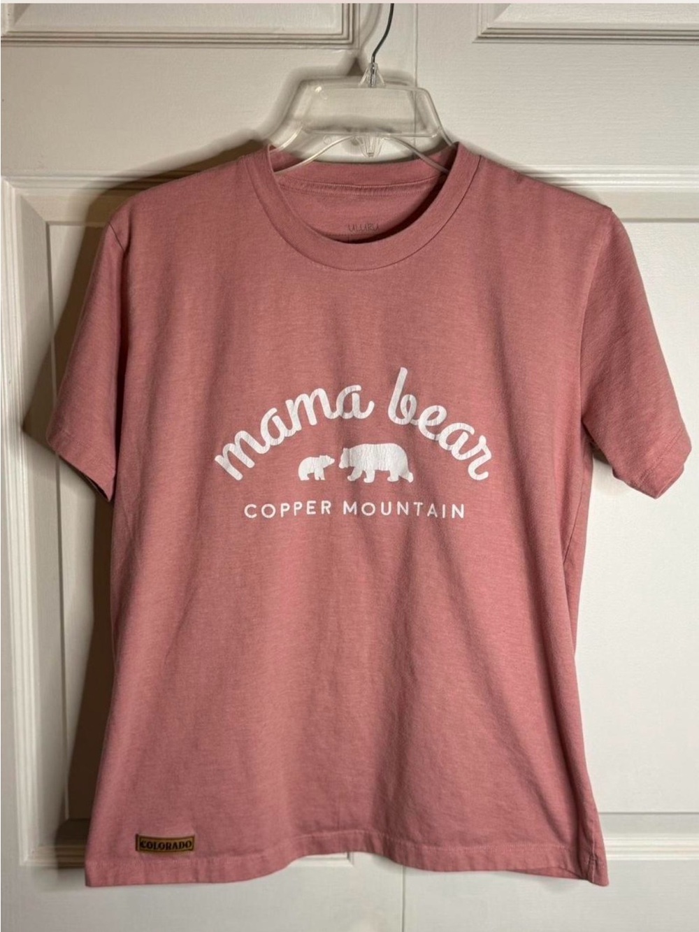 "Mama Bear" Short Sleeve Tee - Dusty Rose